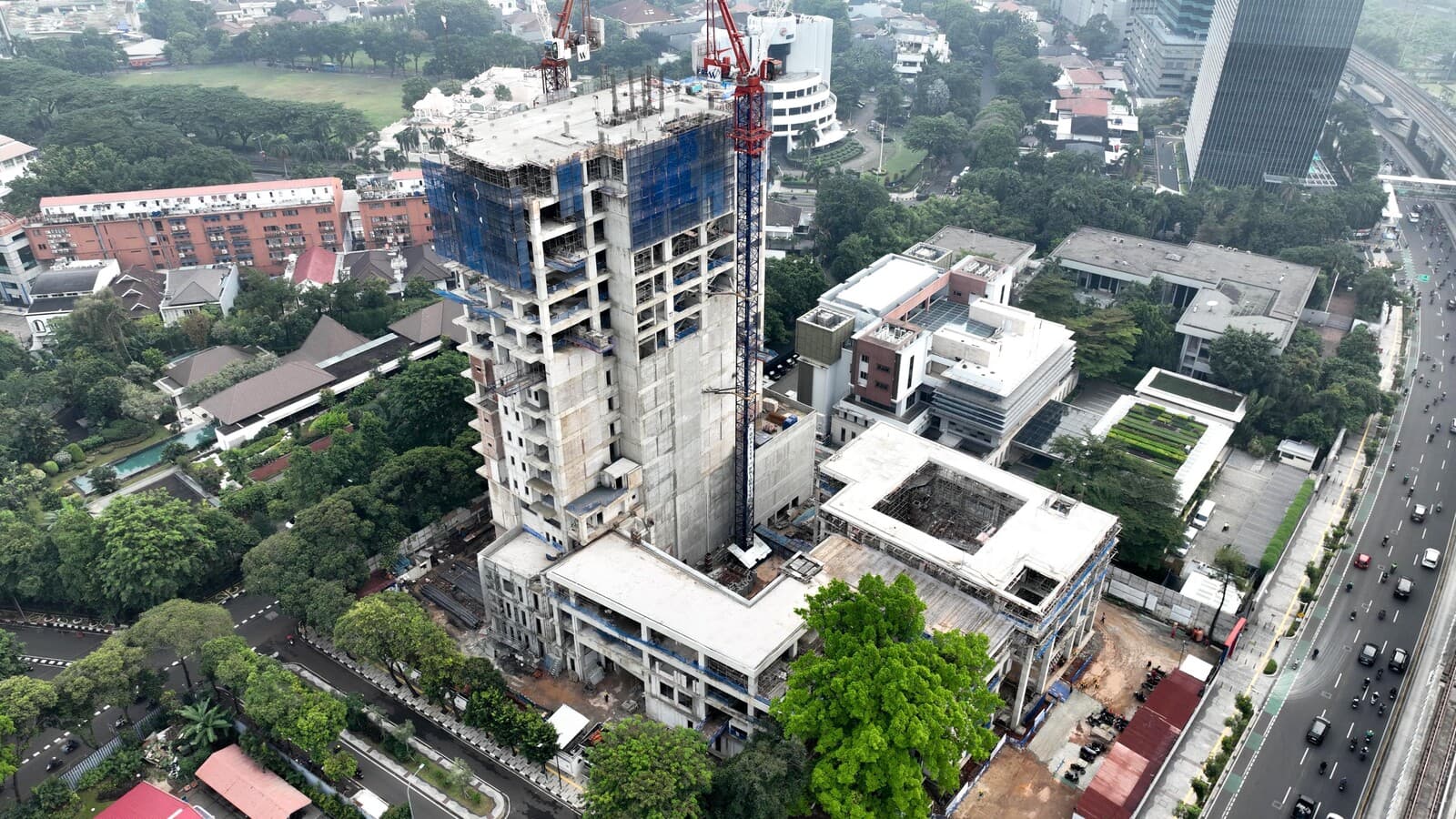 Waskita Karya Kebut Pembangunan Kedubes India di Jakarta, Progres Capai 48%