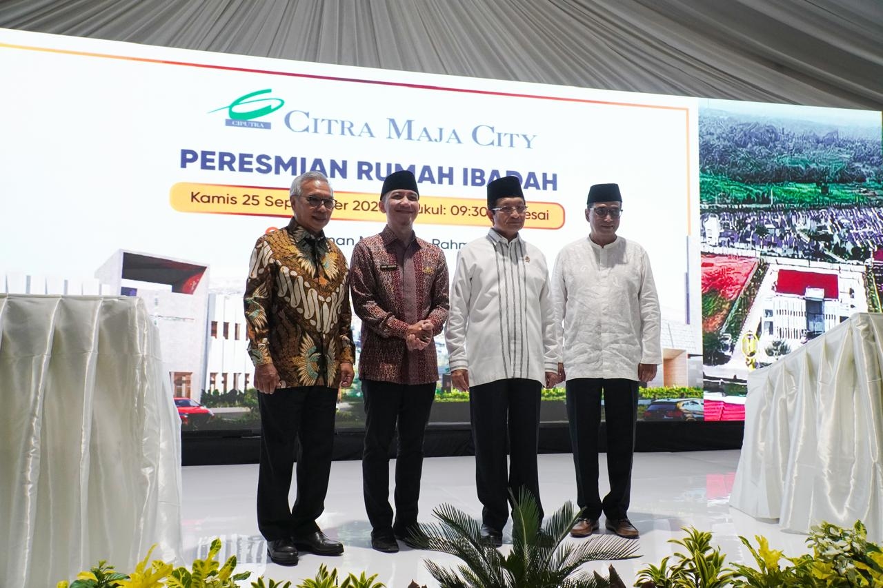 Menag dan Bupati Lebak Resmikan Dua Rumah Ibadah di Citra Maja City