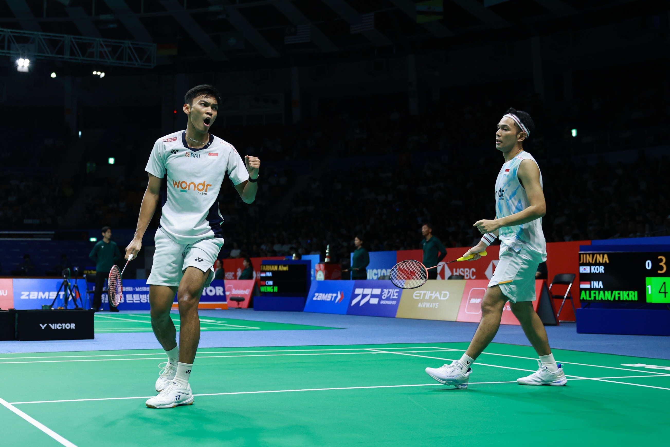 Hylo Terbuka: Rian/Rahmat dan Leo/Bagas Tersingkir, Ganda Putra Punya Fajar/Fikri di Perempat Final