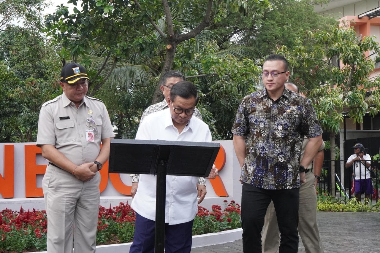 Pramono Resmikan Taman Bugar di Kebon Jeruk, Hasil Aspirasi Warga Lewat DPRD DKI