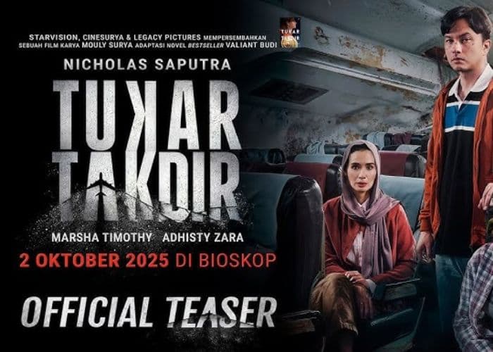 Sinopsis Film Tukar Takdir yang Dibintangi Nicholas Saputra, Tayang 2 Oktober 2025!