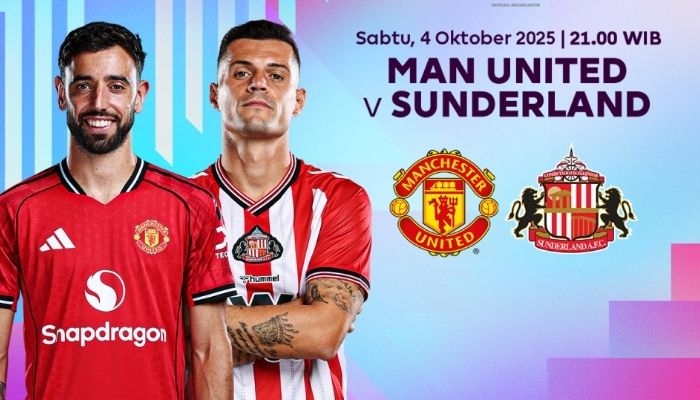 Link Live Streaming Manchaster United vs Sunderland, Nonton Liga Inggris Malam Ini!