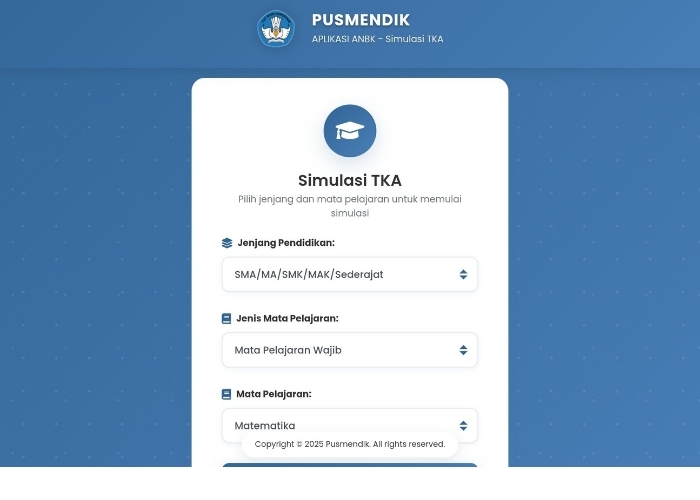 Cara Ikut Simulasi TKA Gratis Hari Ini: Jadwal dan Link Resmi Pusmendik Kemendikdasmen!