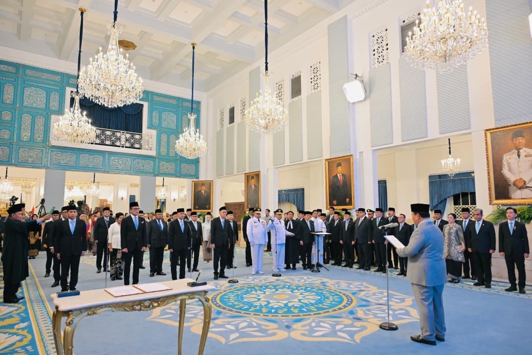 Wujud Peduli Papua, Prabowo Lantik Pengurus Komite Eksekutif Percepatan Pembangunan Otonomi Khusus