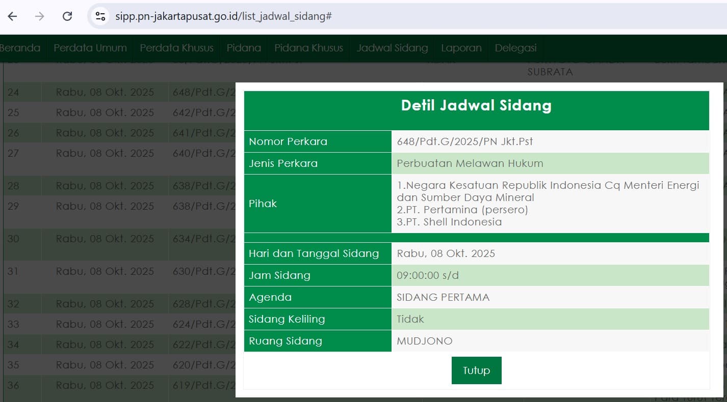Pelanggan Shell Indonesia Gugat Menteri ESDM Rp500 Juta Imbas Kelangkaan BBM di SPBU Swasta
