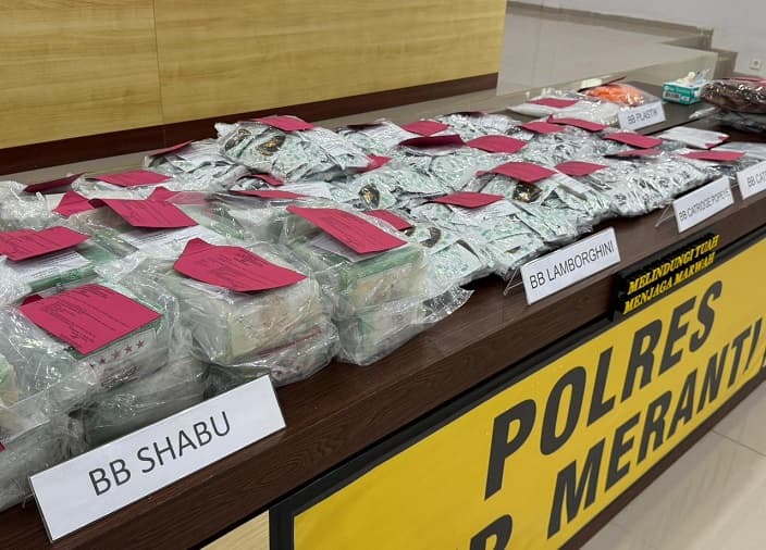 Polres Meranti Ungkap Jaringan Narkotika Internasional, 30 Kilo Sabu Berhasil Diamankan