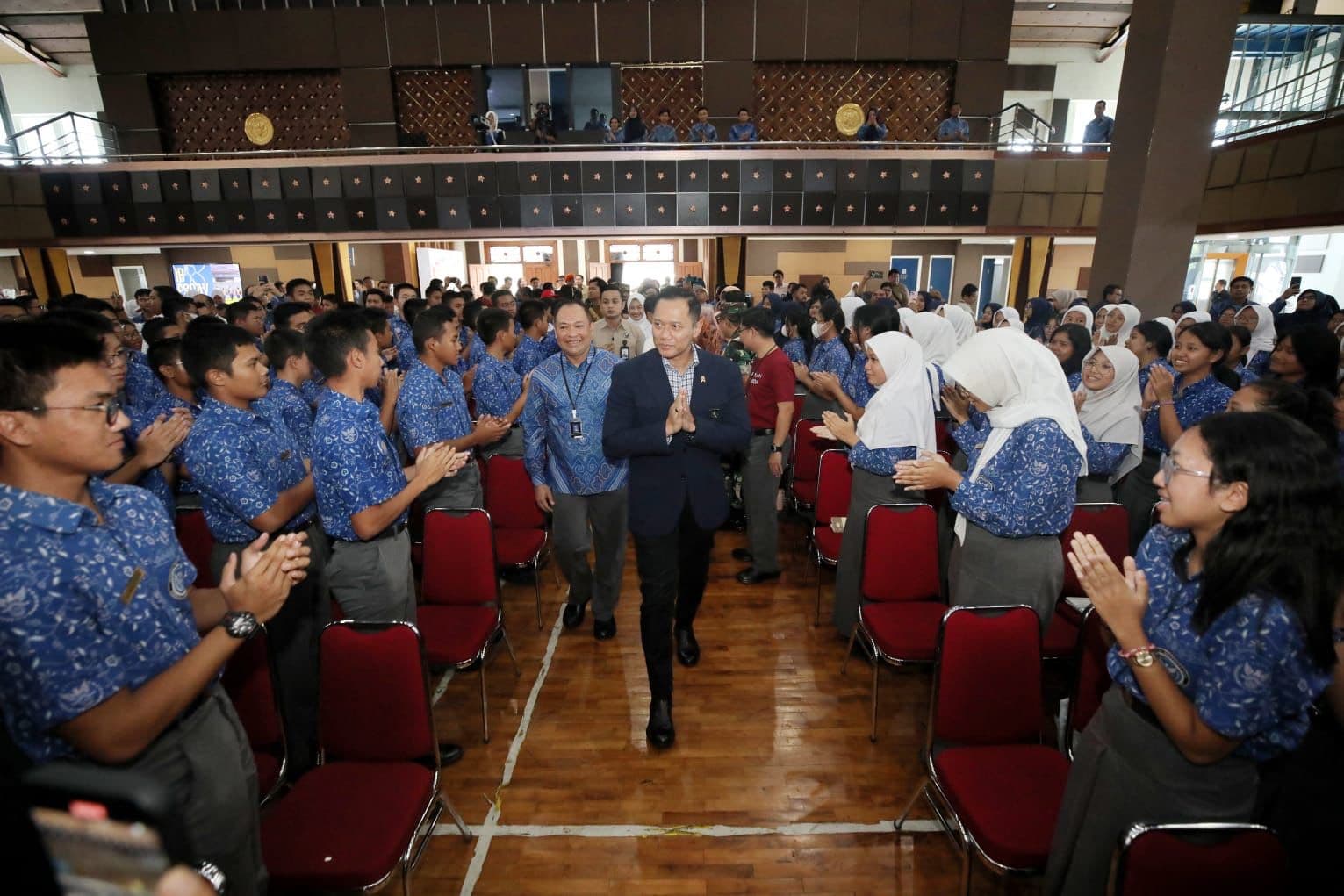 Kenalkan Sekolah Garuda di SMA Pradita Dirgantara, AHY Optimis Masa Depan Indonesia Makin Baik