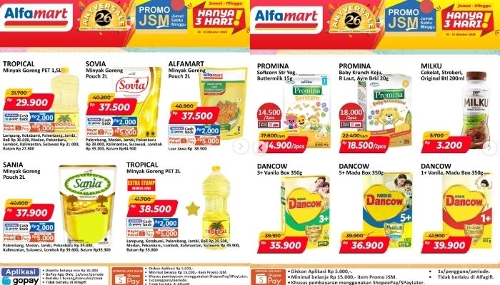 Katalog Promo JSM Alfamart Terbaru 10-12 Oktober 2025, Belanja Hemat Akhir Pekan!