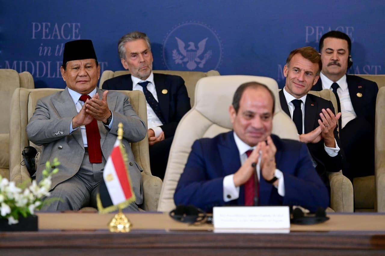 Presiden Prabowo Saksikan Langsung Penandatanganan Dokumen Perdamaian dan Penghentian Perang Gaza