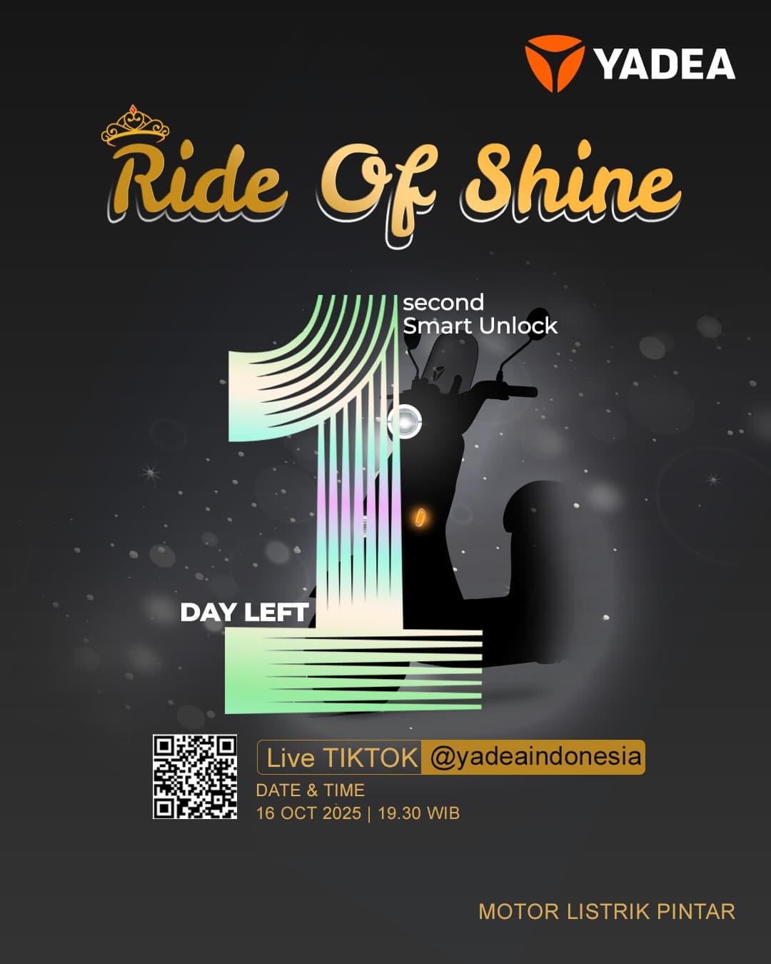 Perdana di Indonesia, Yadea Luncurkan Sepeda Listrik Terbaru Lewat TikTok Live