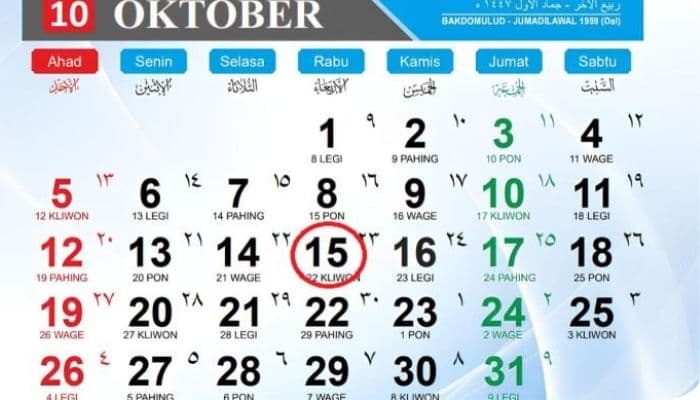 Tanggal 15 Oktober Memperingati Apa? Cek Daftar Lengkapnya!