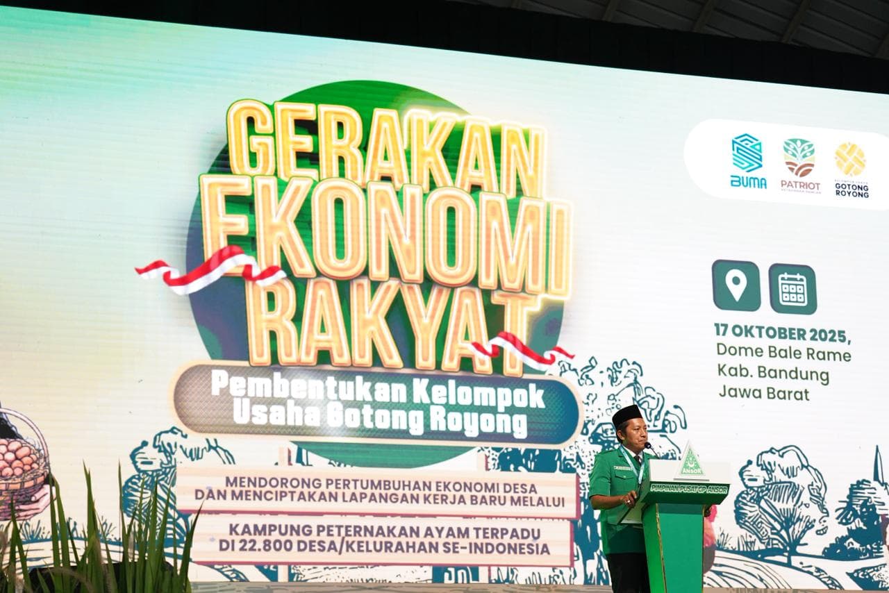 GP Ansor Luncurkan Kelompok Usaha Gotong Royong di 22.800 Desa, Dorong Ekositem Ekononi Hulu hingga Hilir