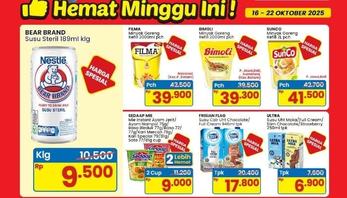 Katalog Promo JSM Indomaret Terbaru 17-19 Oktober, Diskon Besar Minyak Goreng dan Gula!