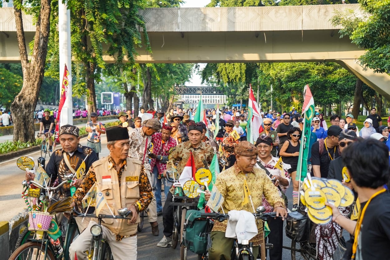 SnackVideo Rayakan Semangat Budaya Batik Nusantara 2025 di Car Free Day Jakarta