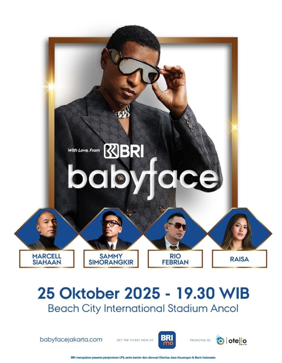 Jelang Konser Babyface di Jakarta, BRI Beri Diskon Tiket Hingga 25%