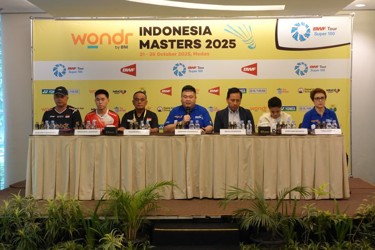 232 Atlet dari 15 Negara Siap Berlaga di wondr by BNI Indonesia Masters 2025