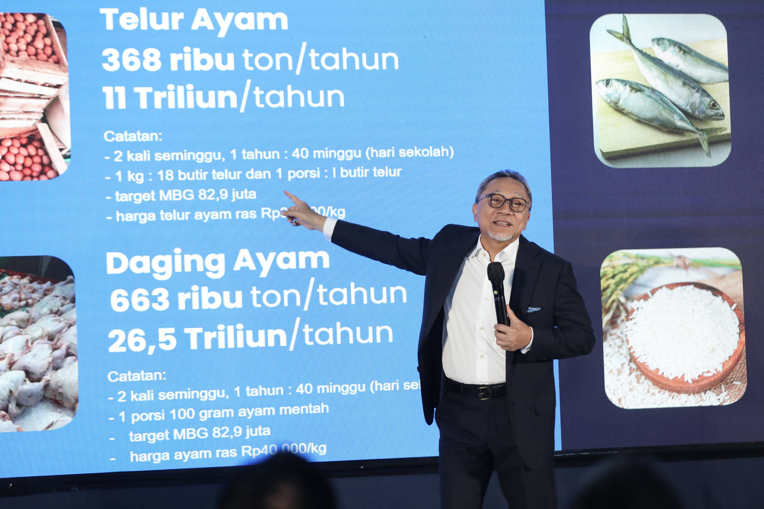 Program MBG dan KDMP Kian Tertata, Zulhas Optimistis Sektor Pangan Melesat di 2026