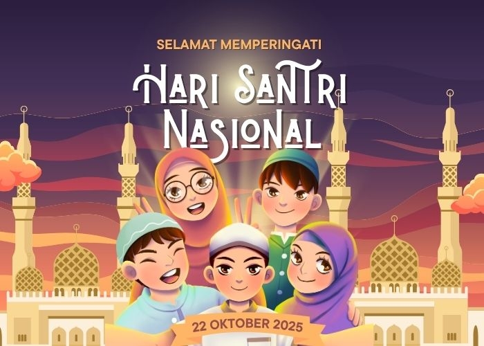 Link Download Poster Hari Santri Nasional 2025 Kualitas HD, Tinggal Klik!