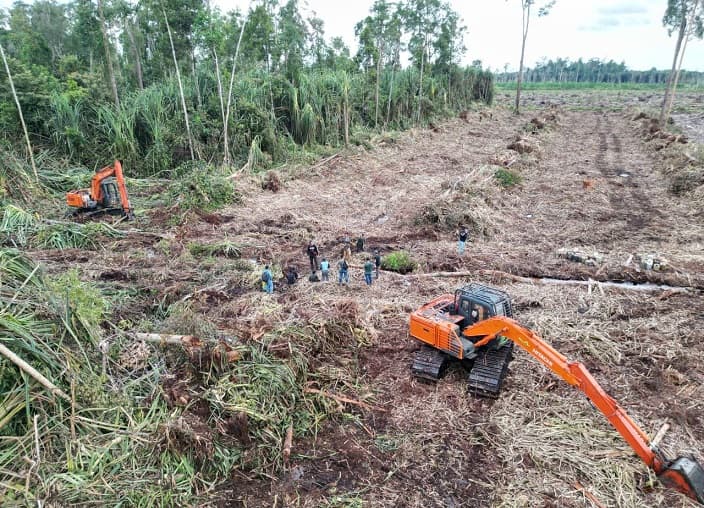 Polda Riau Tangkap Gordon, Pemilik Lahan Ilegal di Kawasan Hutan Konservasi Bengkalis