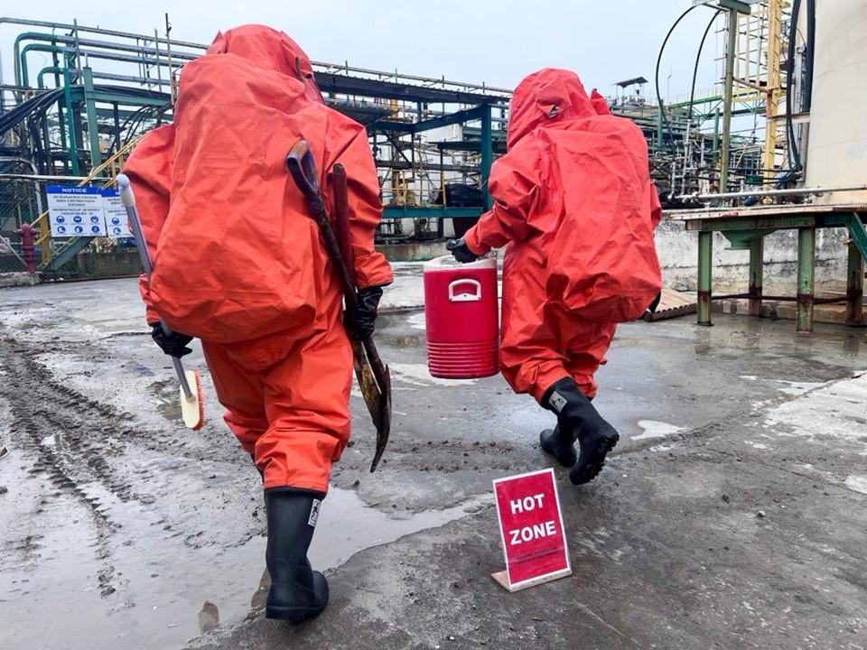 Dukung Program K3 Nasional ESDM, NHM Laksanakan Simulasi Tumpahan Sianida di Area Tambang Gosowong