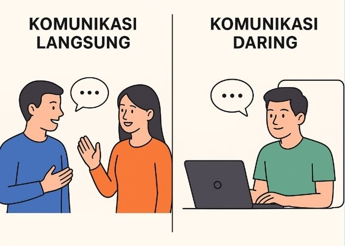 Apa Perbedaan Berkomunikasi secara Langsung dan Daring? Ini Penjelasannya