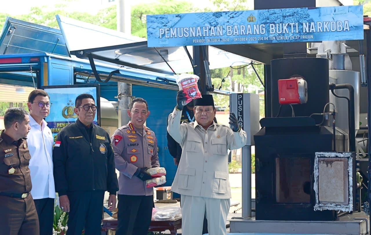 Jadi Ancaman Serius, Prabowo Desak Sinergi Semua Lembaga Atasi Masalah Narkoba