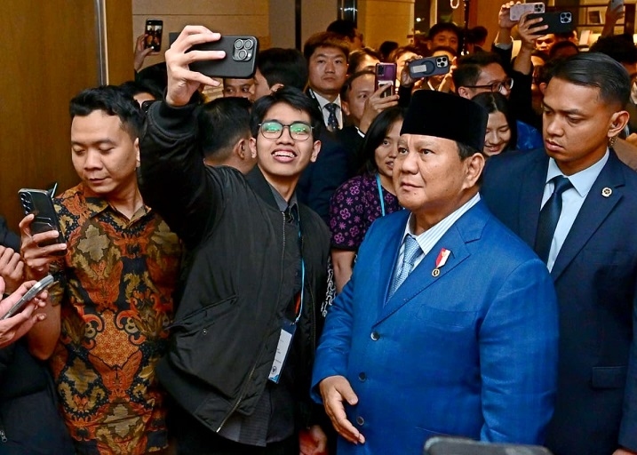 Diaspora Indonesia Penuh Antusias Sambut Kedatangan Presiden Prabowo di Gyeongju
