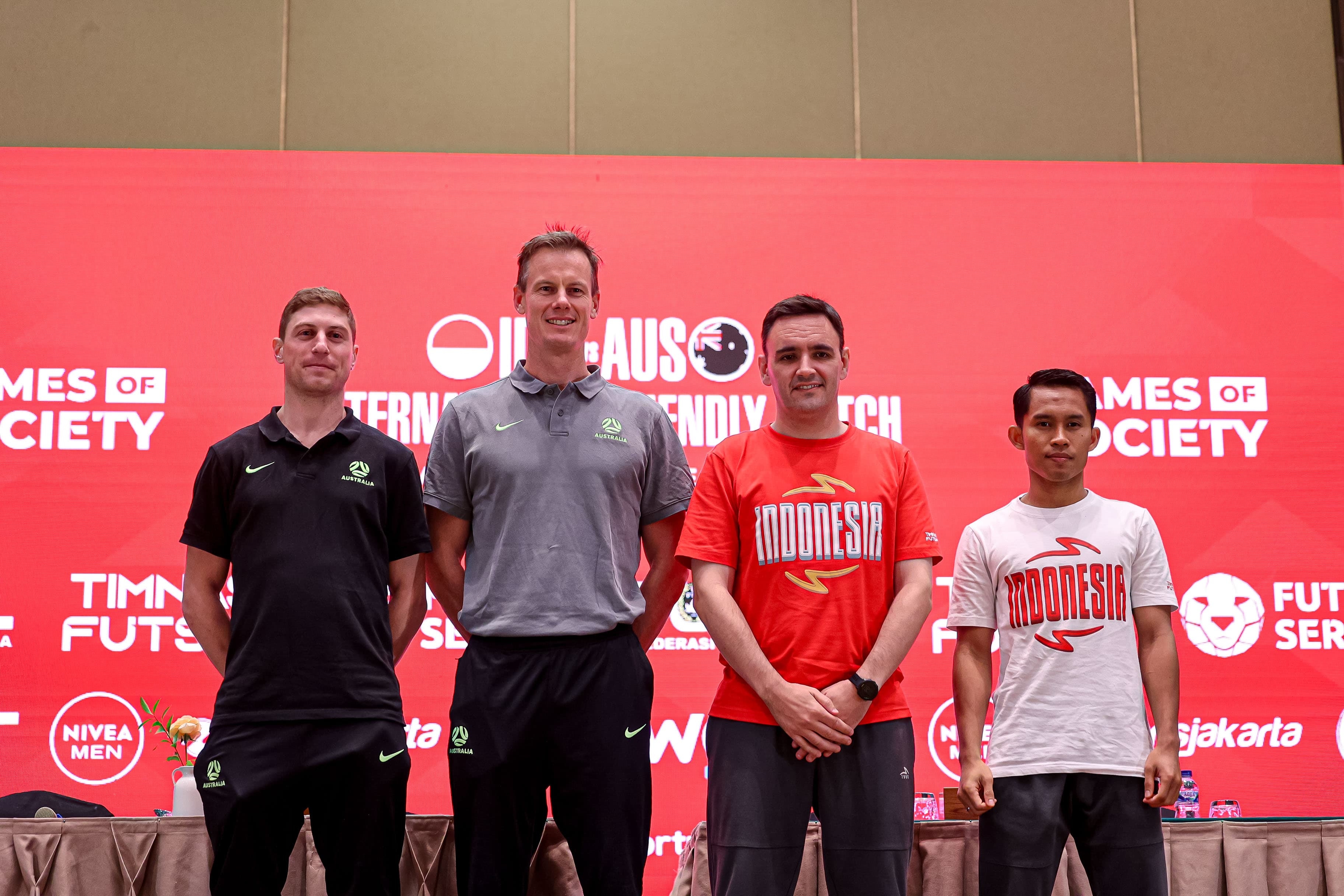 Timnas Futsal Indonesia Jamu Australia di Indonesia Arena Hari Inj
