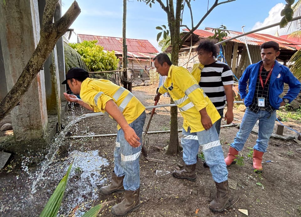 NHM Dukung Penuh Pembangunan Berkelanjutan melalui Revitalisasi Air Bersih di Desa Kusu Lovra