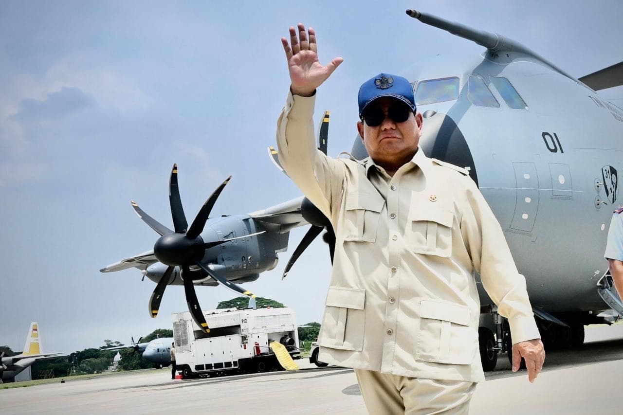 Perkuat Pertahanan Udara Indonesia, Prabowo Serahkan Airbus A400M/MRTT Alpha 4001