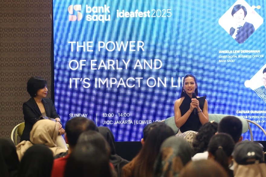Bank Saqu Gandeng Pevita Pearce Nyalakan Semangat Generasi Muda di IdeaFest 2025