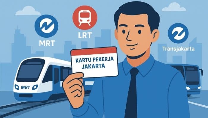 Cara Daftar Kartu Pekerja Jakarta 2025: Bisa Naik MRT, LRT, dan Transjakarta Gratis!