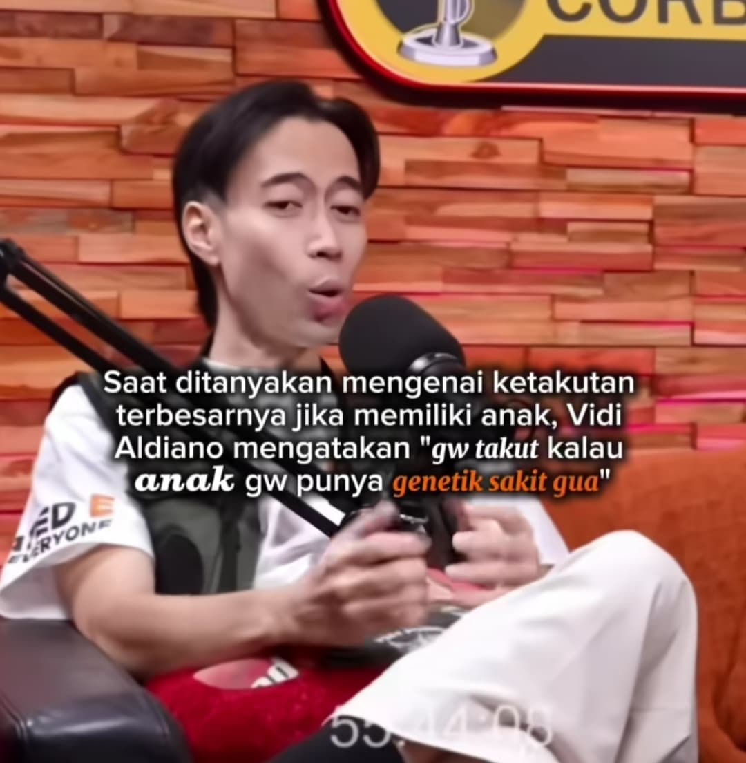 Vidi Aldiano Ungkap Alasan Belum Ingin Punya Anak: Takut Menurunkan Genetik Penyakitnya