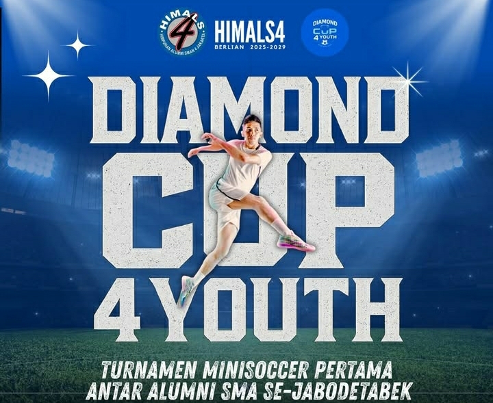 Diamond Cup 4 Youth: Turnamen Mini Soccer Pertama Antar Alumni SMA se-Jabodebek Resmi Diumumkan