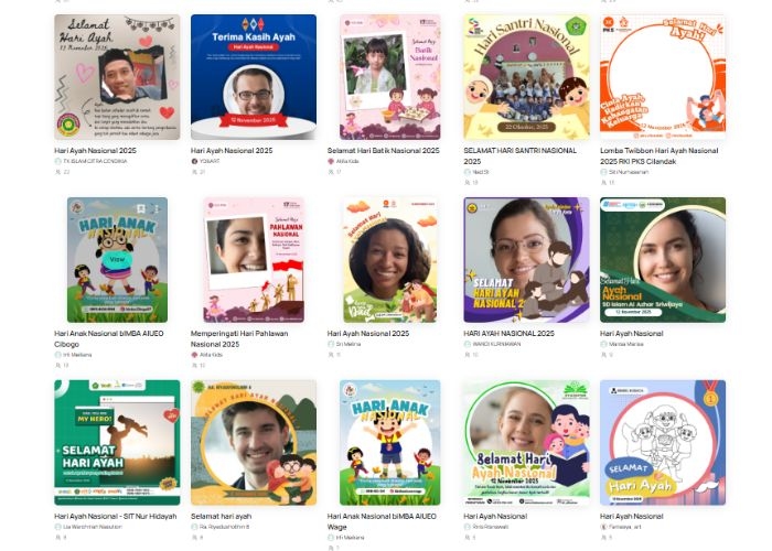 Link Twibbon Hari Ayah Nasional 2025 dengan Desain Menarik dan Gratis, Gunakan Sekarang Juga!