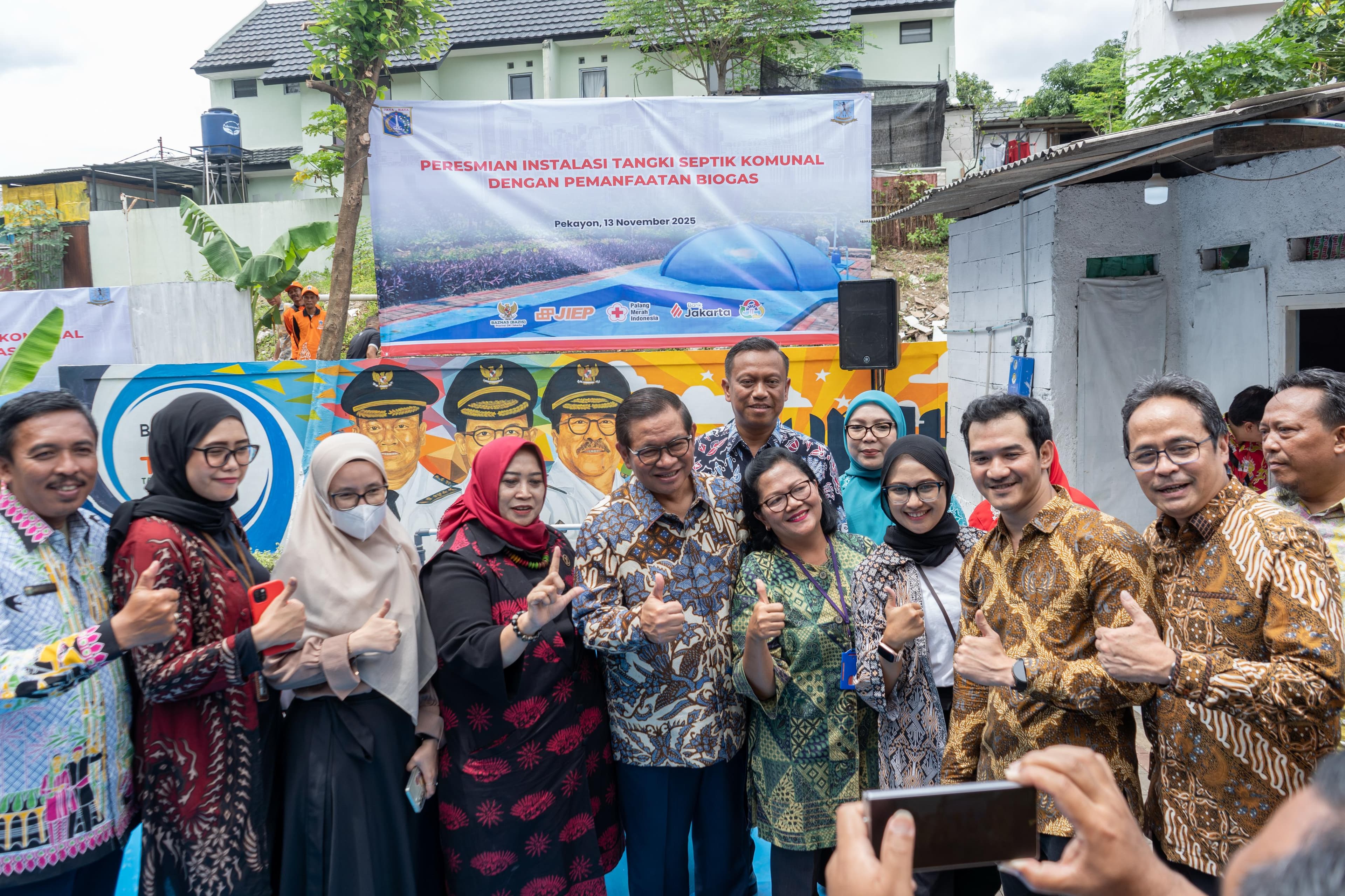 Dukung Program Sanitasi Ramah Lingkungan, Bank Jakarta Salurkan CSR Instalasi Biodigester Komunal