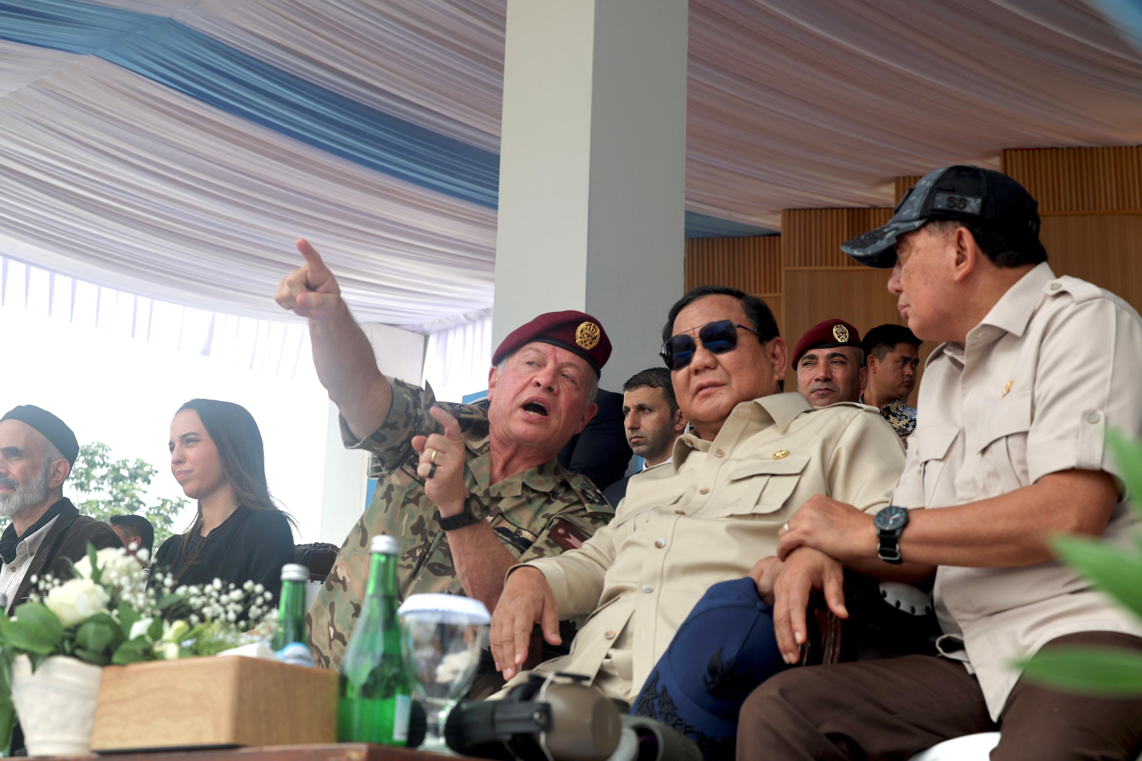 Prabowo dan Raja Abdullah II Sempat Saksikan Demontrasi Drone Kolaborasi TNI dan Angkatan Bersenjata Yordania