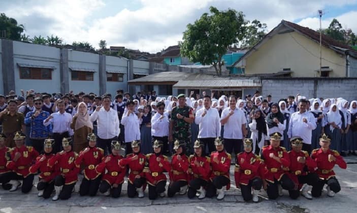 Lawan Intoleransi, Kekerasan dan Bullying, Ribuan Siswa di Lima Lokasi Desa Siap Siaga Gelar Deklarasi Pelajar Damai
