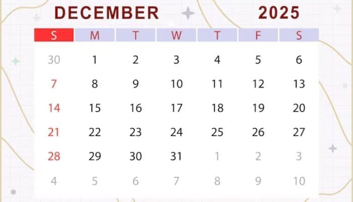 Kalender Desember 2025: Daftar Tanggal Merah, Cuti Bersama, dan Jadwal Libur Nataru