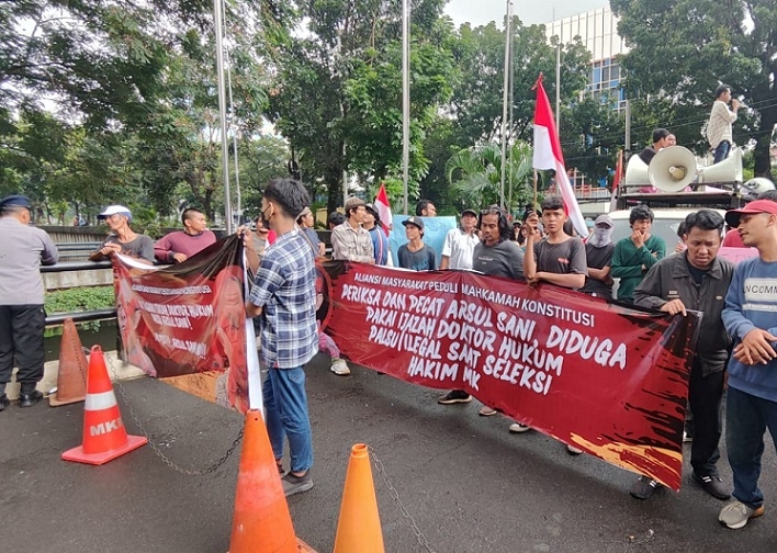 Aliansi Masyarakat Peduli MK Desak Polisi Periksa Arsul Sani Terkait Dugaan Ijazah Palsu
