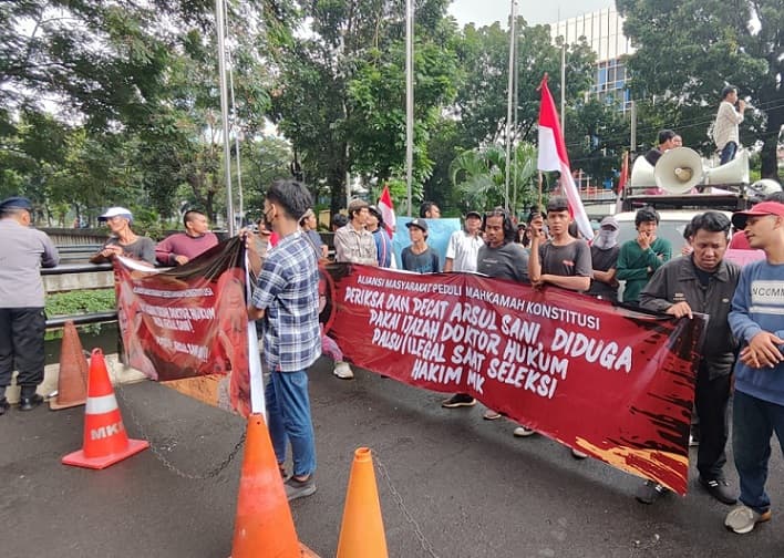 Aliansi Masyarakat Peduli MK Desak Polisi Periksa Arsul Sani Terkait Dugaan Ijazah Palsu