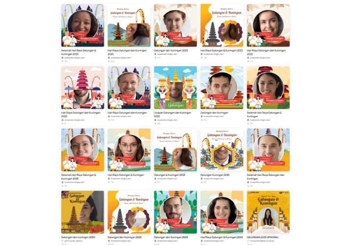 15 Link Twibbon Hari Raya Galungan dan Kuningan 2025 Desain Menarik, Gratis Download!