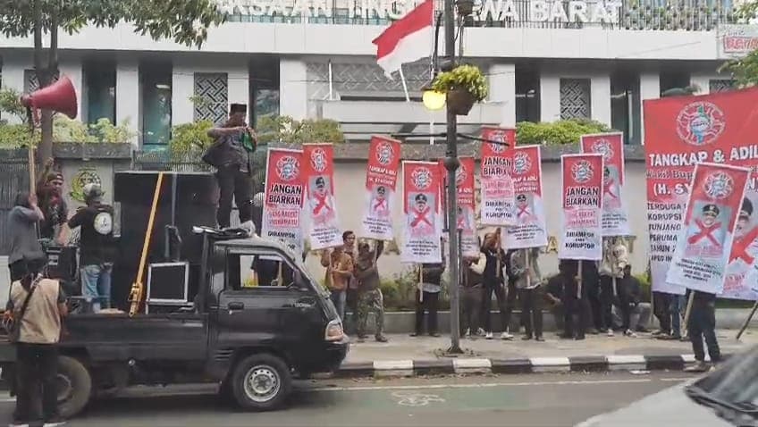 GRI Geruduk Kejati Jabar, Desak Penetapan Tersangka Kasus Korupsi Tunjangan Perumahan Indramayu