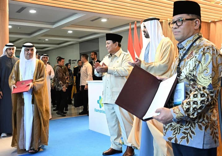 Presiden Prabowo Saksikan Pertukaran Pernyataan Kehendak Indonesia-UEA Soal Kemitraan Teknologi Pendidikan