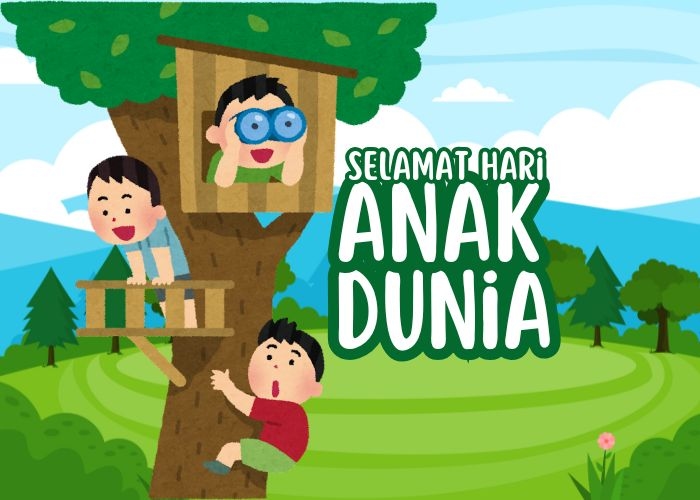 GRATIS! 15 Link Download Template Desain Spesial Hari Anak Sedunia