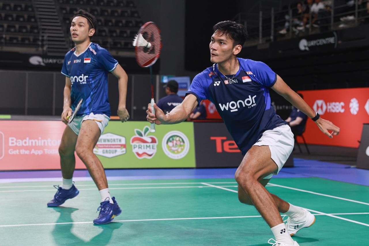 Australia Terbuka: Tiga Wakil ke Semifinal, Ganda Putra Indonesia Pastikan 1 Tiket Puncak