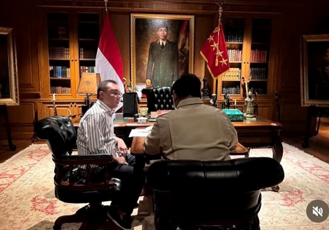 Di Hambalang, Prabowo dan Dasco Diskusikan Berbagai Persoalan Hukum