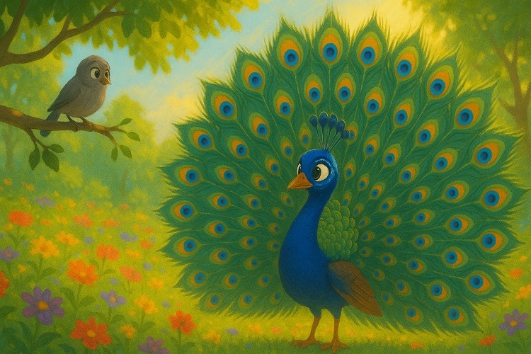 Dongeng Sebelum Tidur, Burung Pipit Pengen Jadi Merak