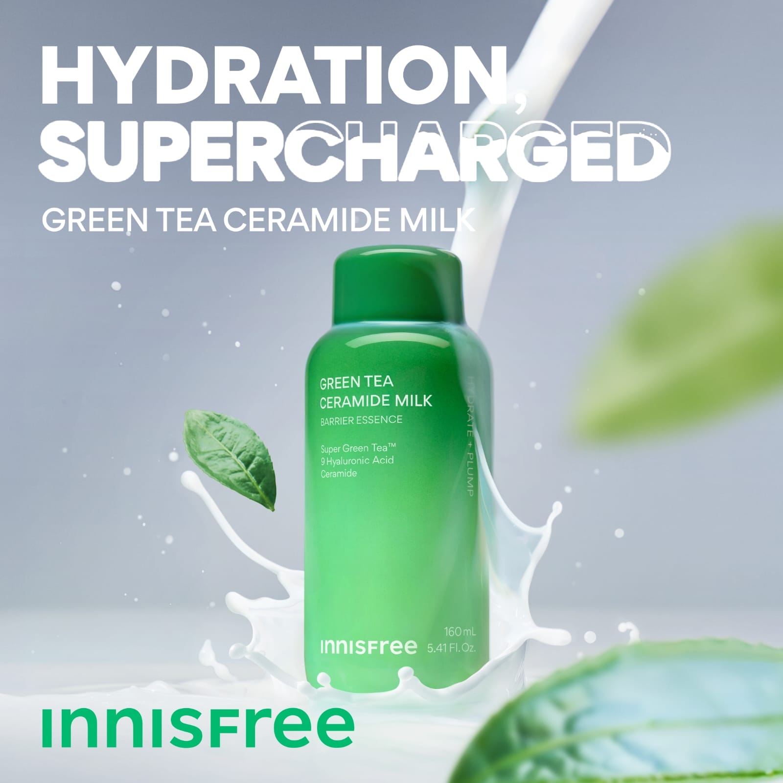 Solusi Kulit Rentan Kering dan Sensitif Karena Cuaca, Innisfree Hadirkan Green Tea Ceramide Milk Essence