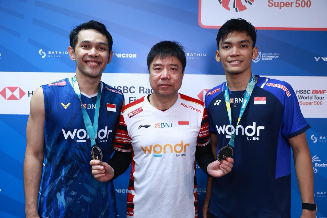 Final BWF: Evaluasi dari Australia, Antonius Budi Fokus Genjot Stamina dan Power Fajar/Fikri